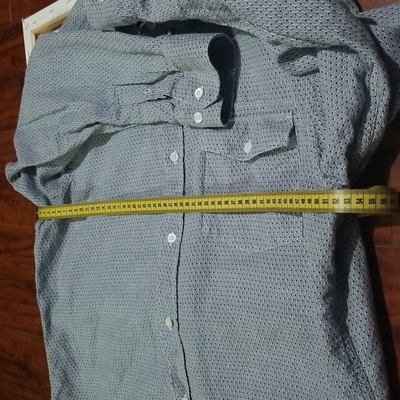 Banana republic, Size - L, Color - Blue with silver pattern - Picture 5 of 6